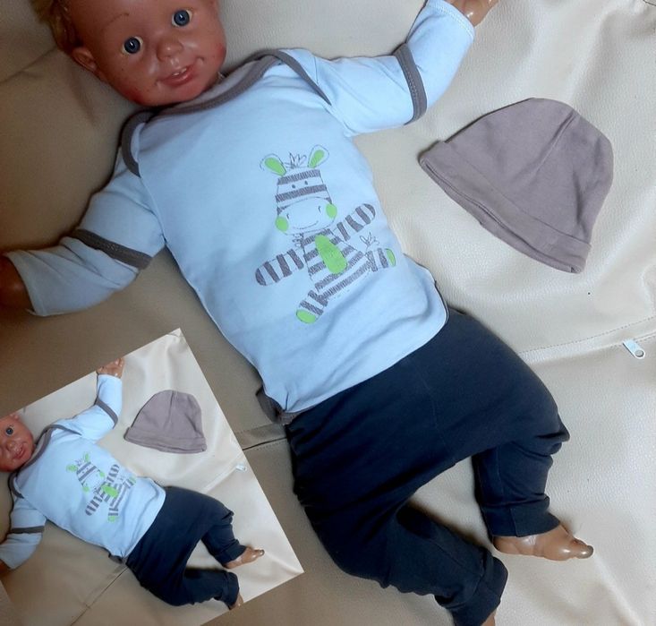 Zestaw roz 68 20 sztuk mega paka komplet dla chłopca wyprawka dres