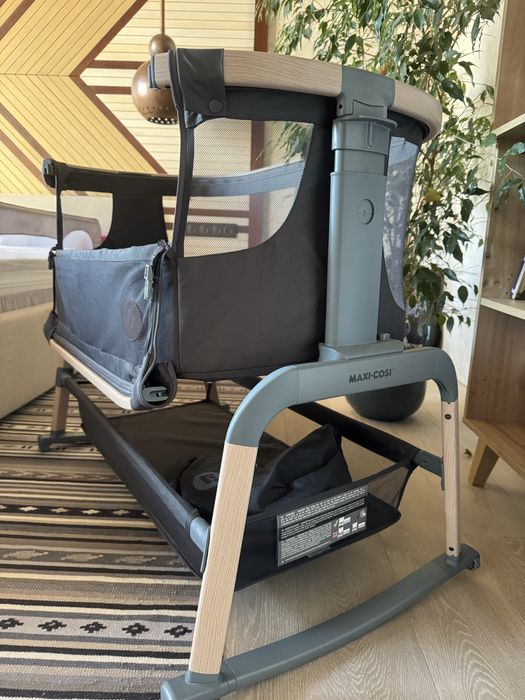 Приставне ліжечко MAXI-COSI Iora Air Beyond spade Eco