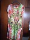 Vestido floral em jersey