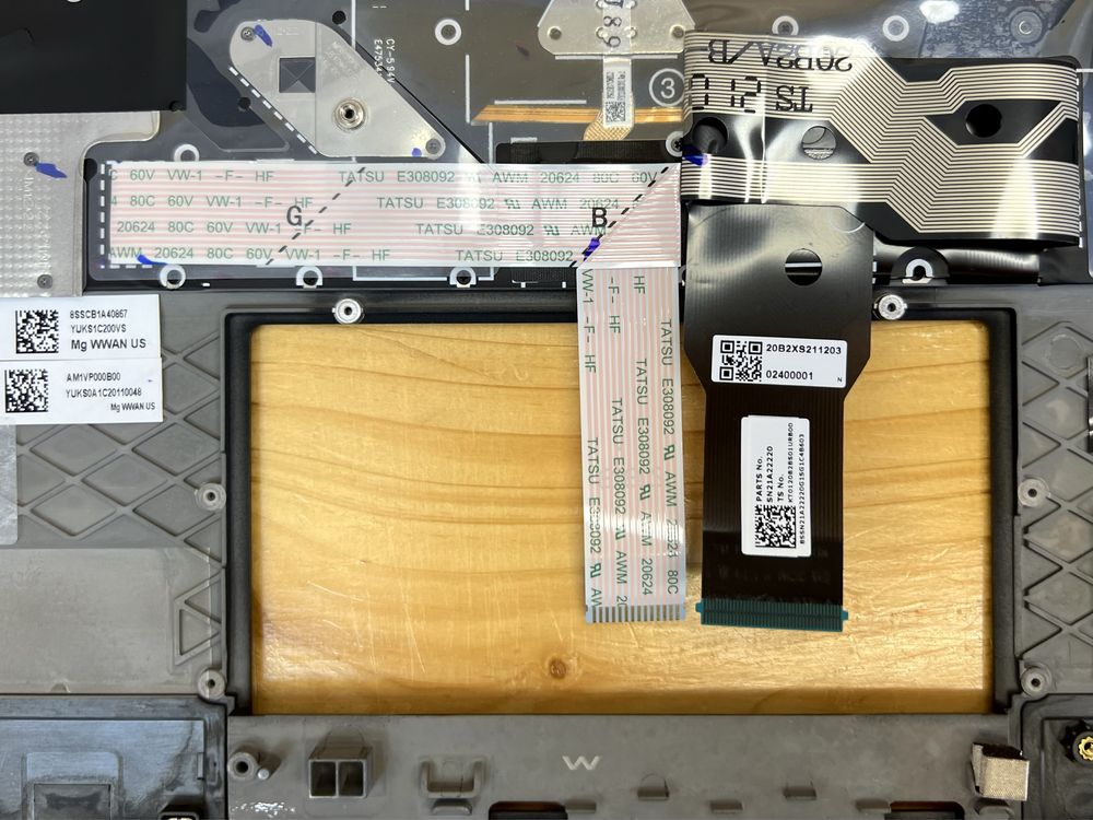 Новий топкейс/верхня панель і клавіатура для ThinkPad T14s G2/оригінал