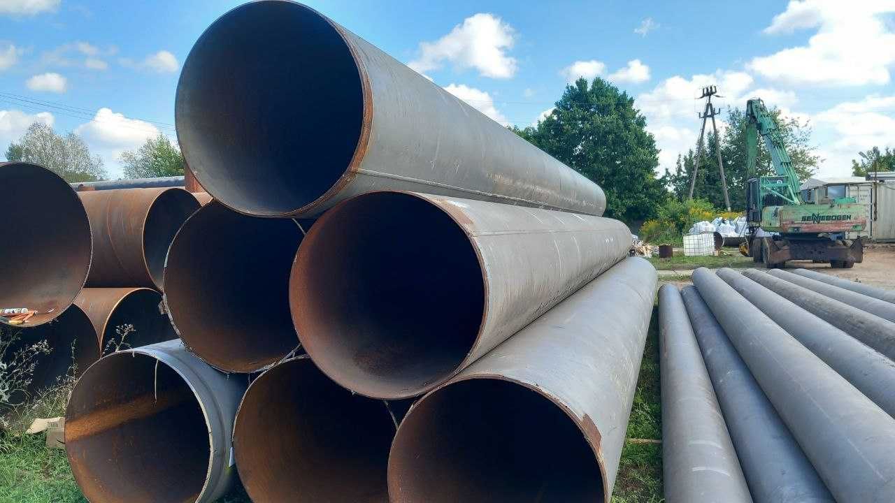 Rury stalowe NOWE fi914 x 12,5mm DN900  L12m konstrukcje odbiór własny