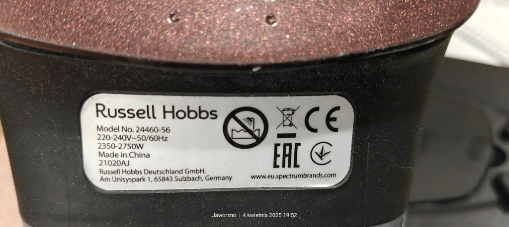 Generator pary Russel Hobbs Quiet Super Steam Pro 24460-5