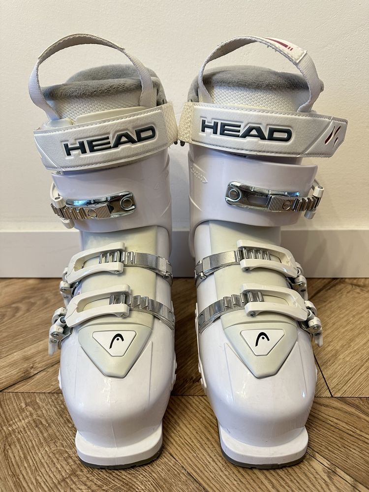 Białe damskie buty narciarskie Head Cube3 8 W White