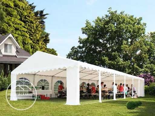 5x5m Namiot imprezowy, ogrodowy, PVC biały, Altana, gratis wysyłka