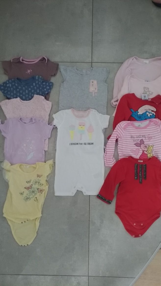 Body i rampersy dla dziewczynki
