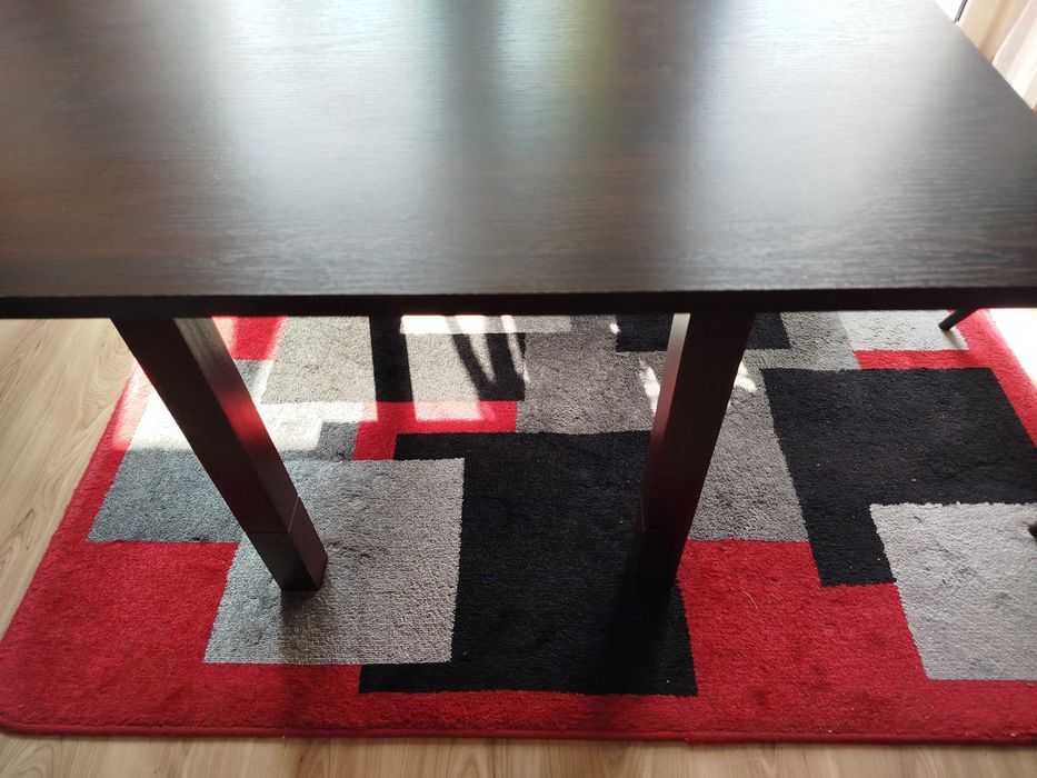 Stół do salonu brąz 125/92/wys.76