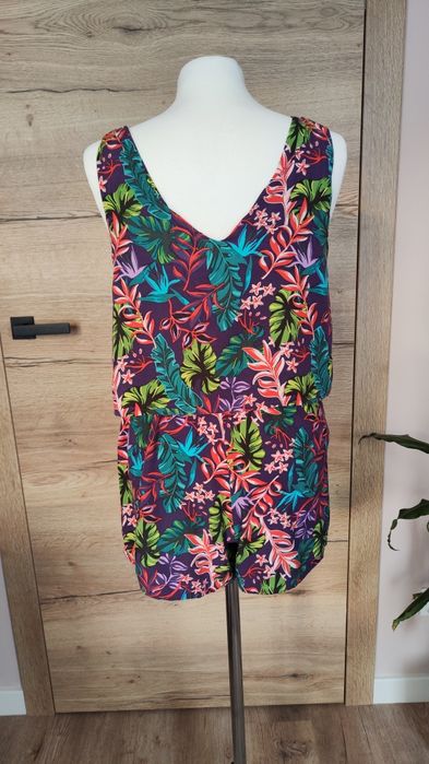 Letni krótki kombinezon hawajski tropikalny bez rękawów Coalition S