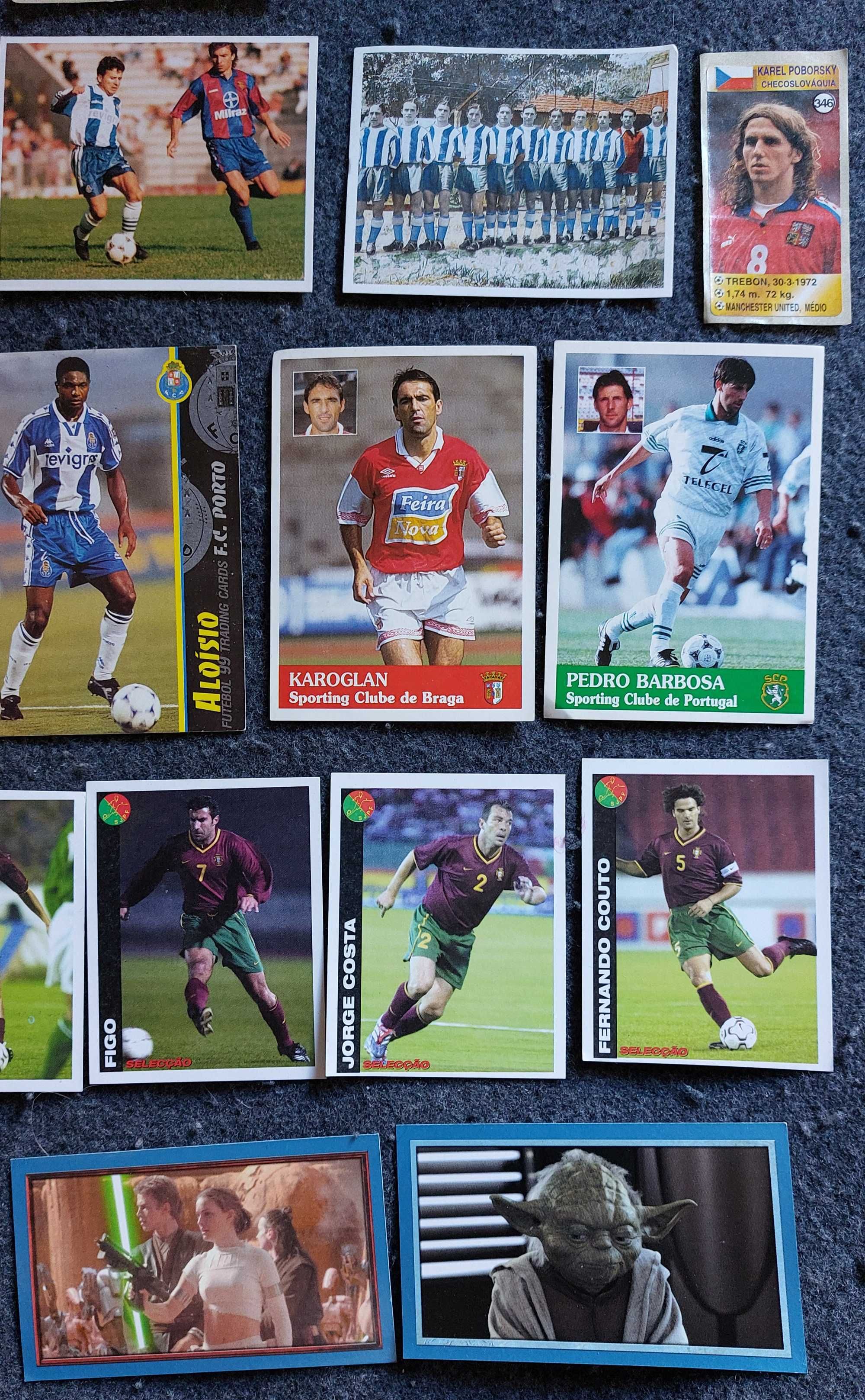 Lote de 21 Cromos de Futebol + Star Wars