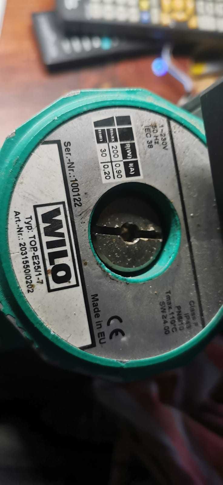 Wilo Top e25/1-7   Pompa  czytaj  opis