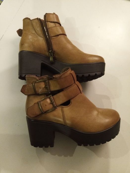 Botas Senhora Camel nº37