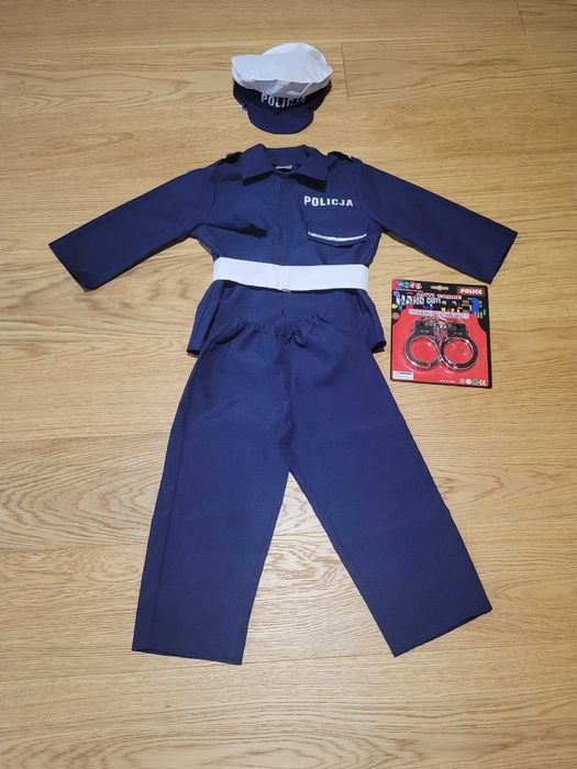 Przebranie - Policjant, rozm. 98/104 (3-4 lata)