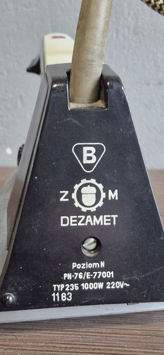 Stare niezawodne żelazko DEZAMED Typ 235