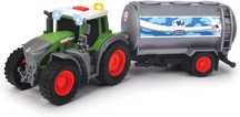 Dickie Traktor Fendt z przyczepą na mleko 26cm FARM cysterna do mleka