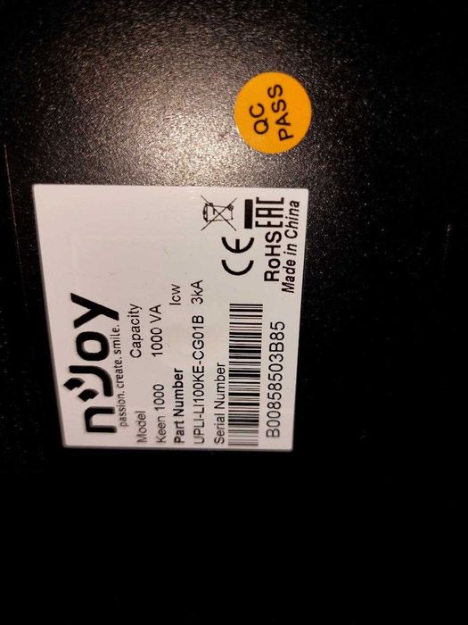 Блок бесперебійного живлення n joy model capacity