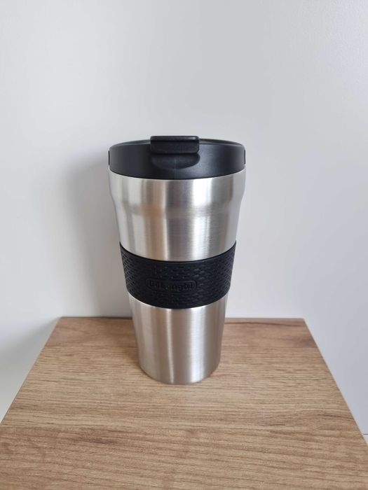 NOWY Kubek termiczny DELONGHI / pojemność 470 ml / stal nierdzewna