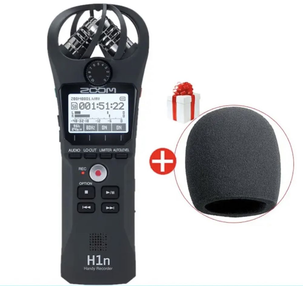 Нові рекордери Zoom H1n,  диктофони для запису звуку