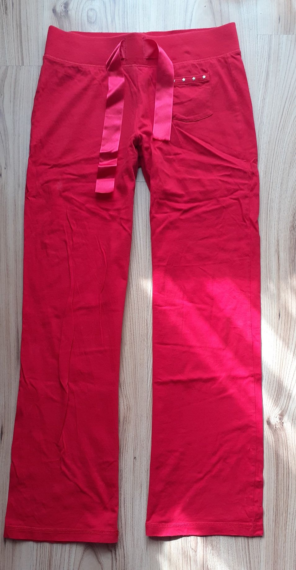 George czerwone spodnie / dresy damskie / dziewczęce S 36