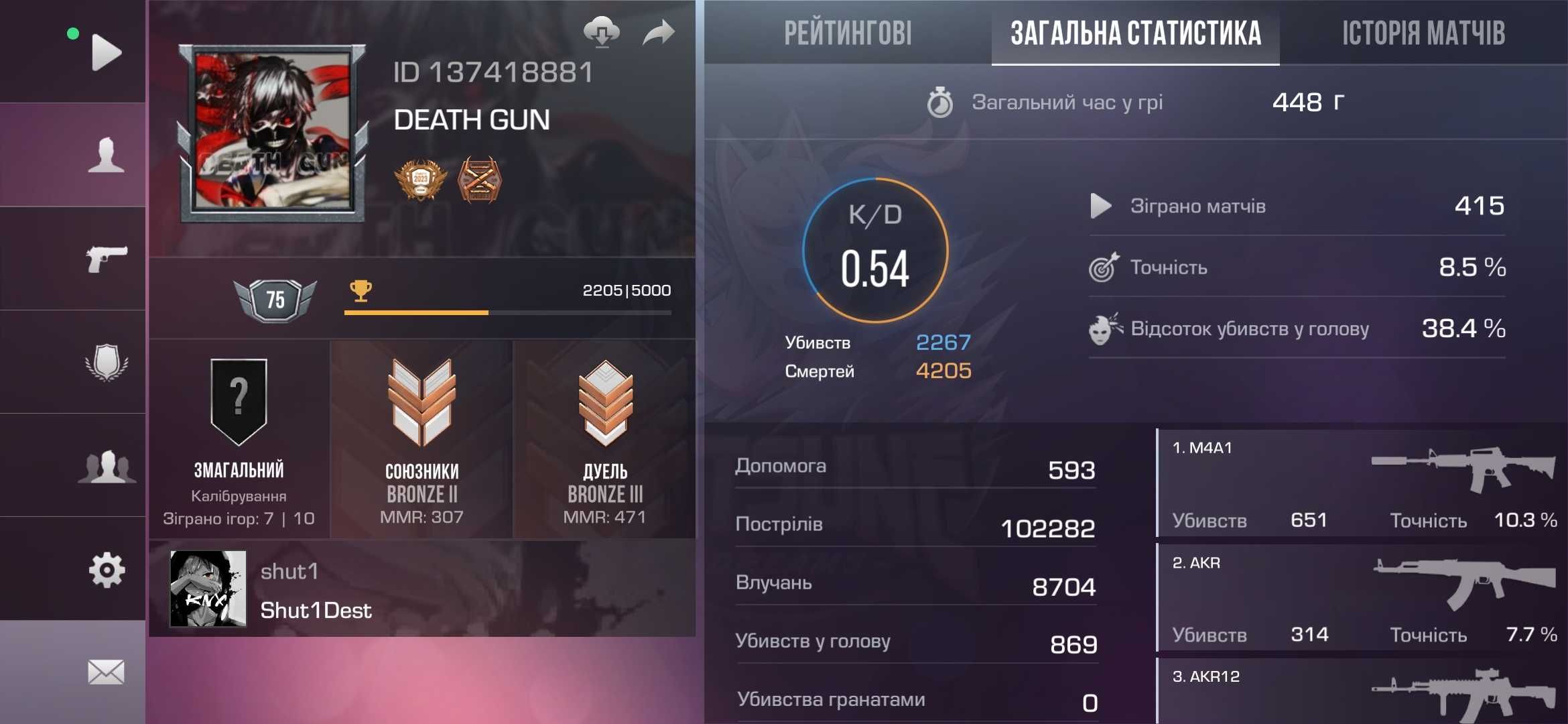 Продаю акаунти в бс і стендофі 2