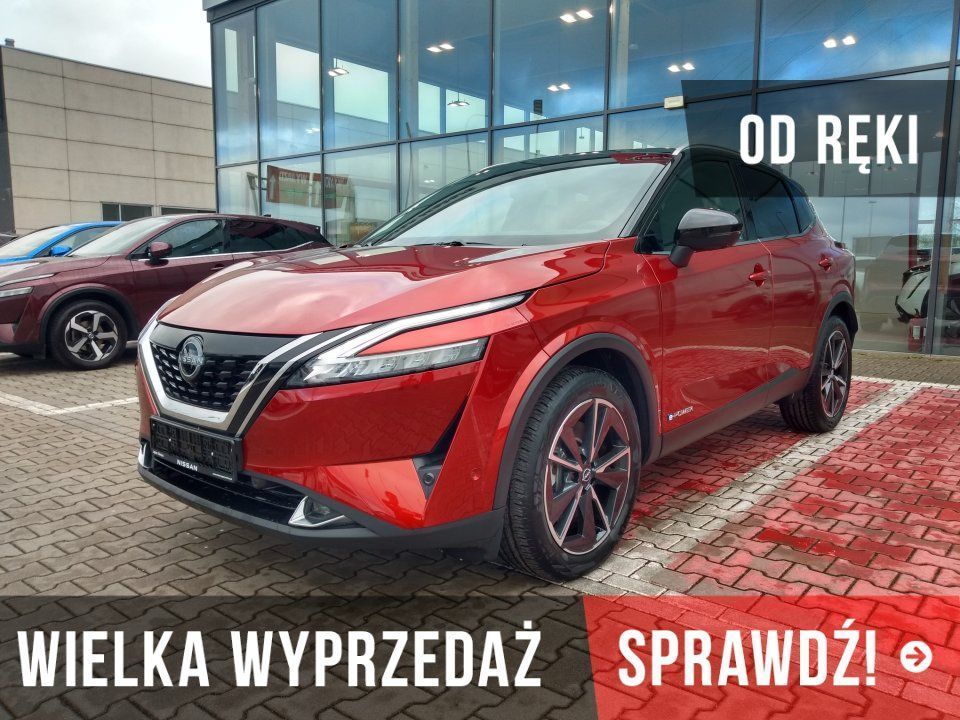 Nissan Qashqai e-Power 190KM TEKNA Bose 2 Kolory, 2023r. Rabat ponad 61000 zł! Dostęp