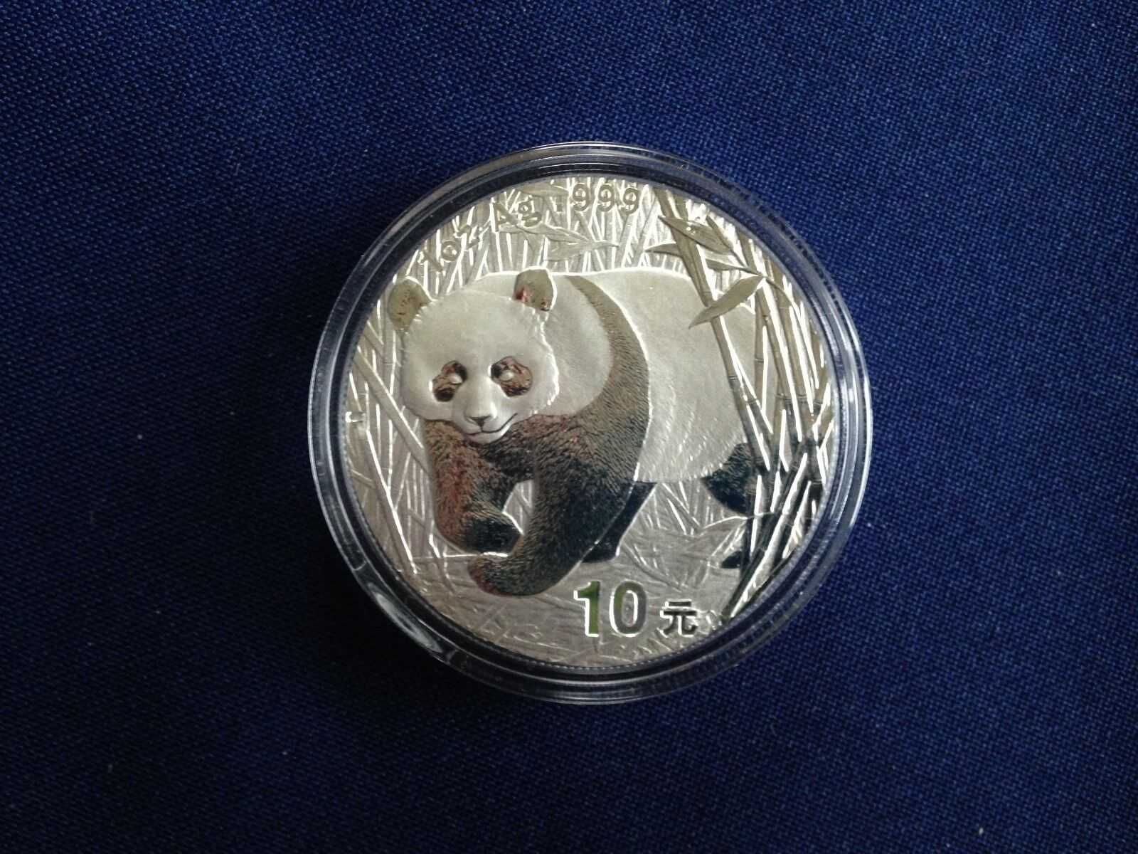 Panda 10 China 2002 Oryginalna folia producenta