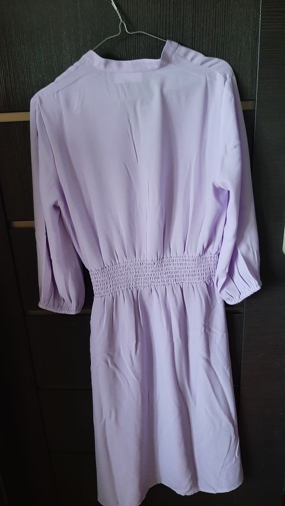 Sukienka midi Bonprix r. 36 lawendowa