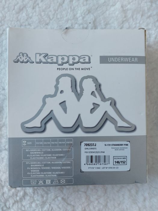 2x Majtki figi dziewczęce dziecięce KAPPA 134/140 i 146/152 i 158/164