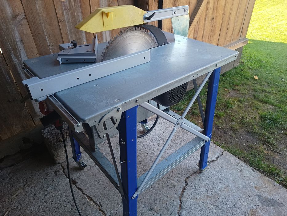 Piła stołowa 5,5 kW krajzega 400v cerkularka cyrkularka cerkulatka