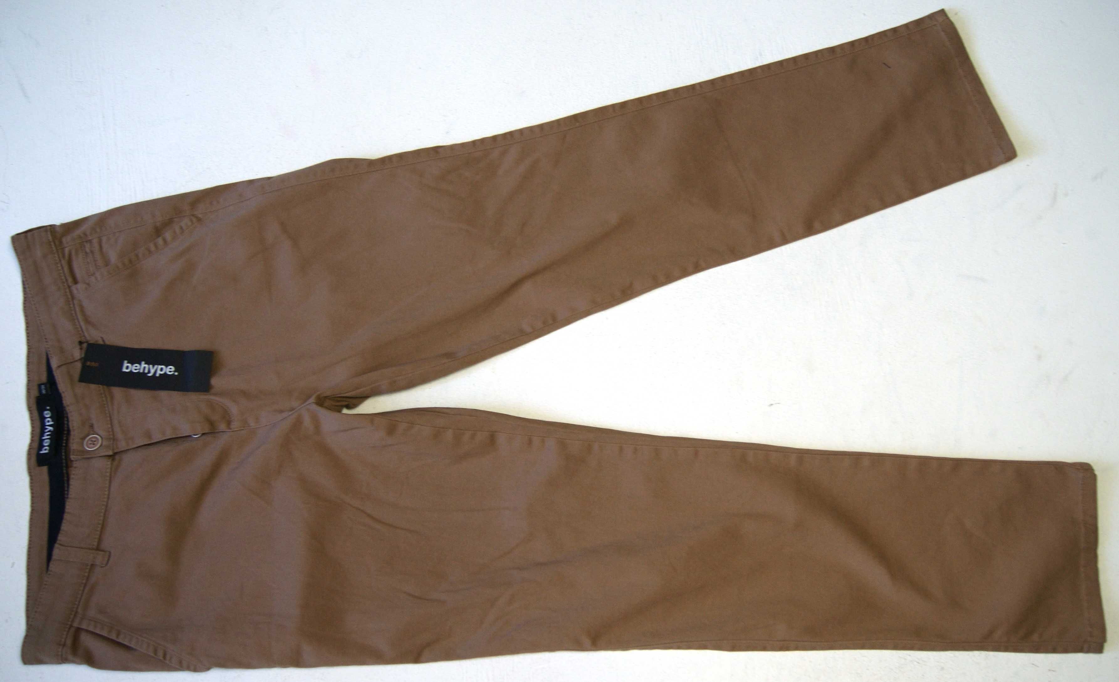 BEHYPE W36 L34 PAS 98 spodnie męskie z metką z elastanem