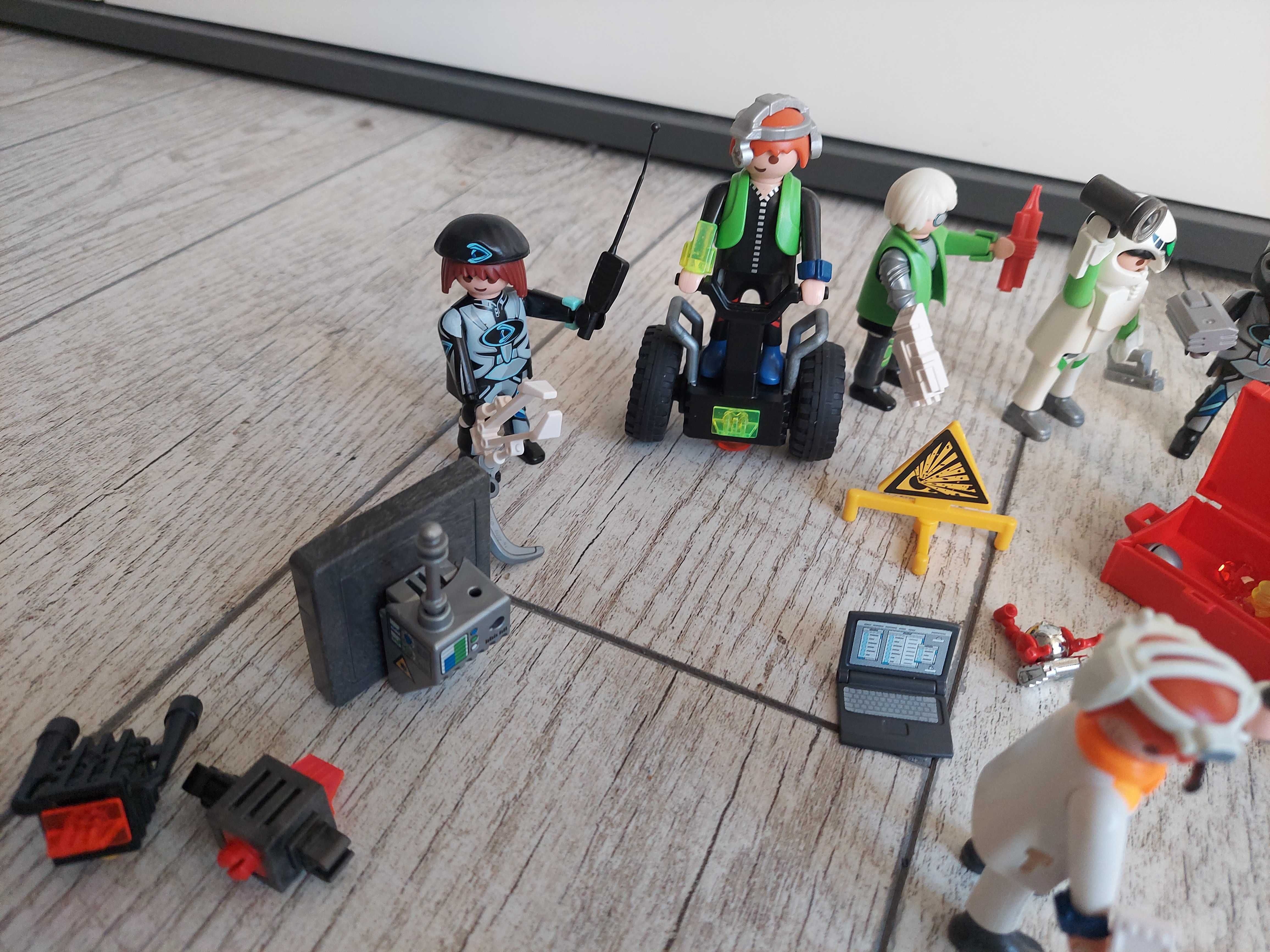 Playmobil agenci specjalni 12 ludzików spy agent pojazdy