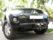 !Передній фаркоп Pajero Sport 2, L200 для лебідки,ковша,хайджек крюка