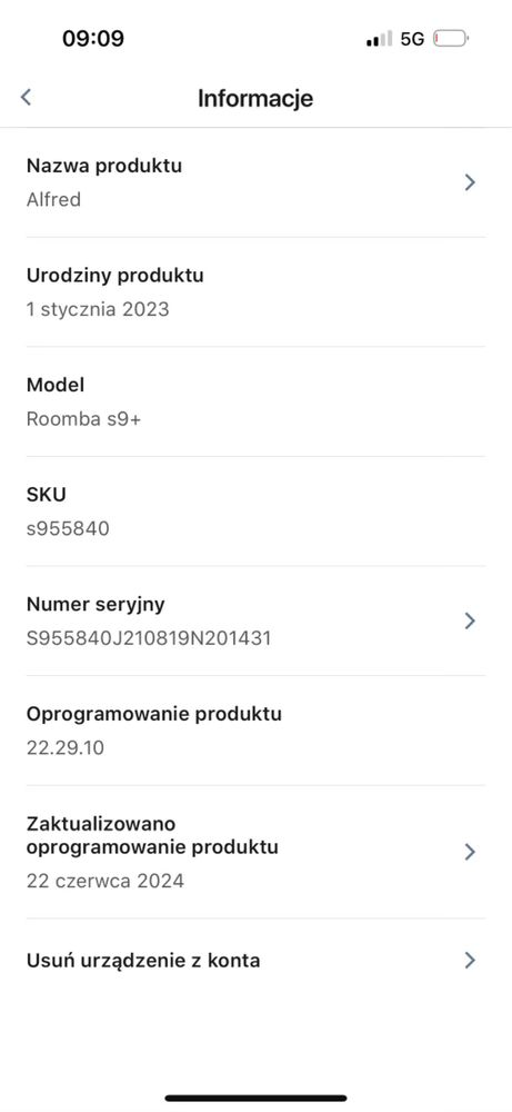 Irobot roomba s9+ jak nowy