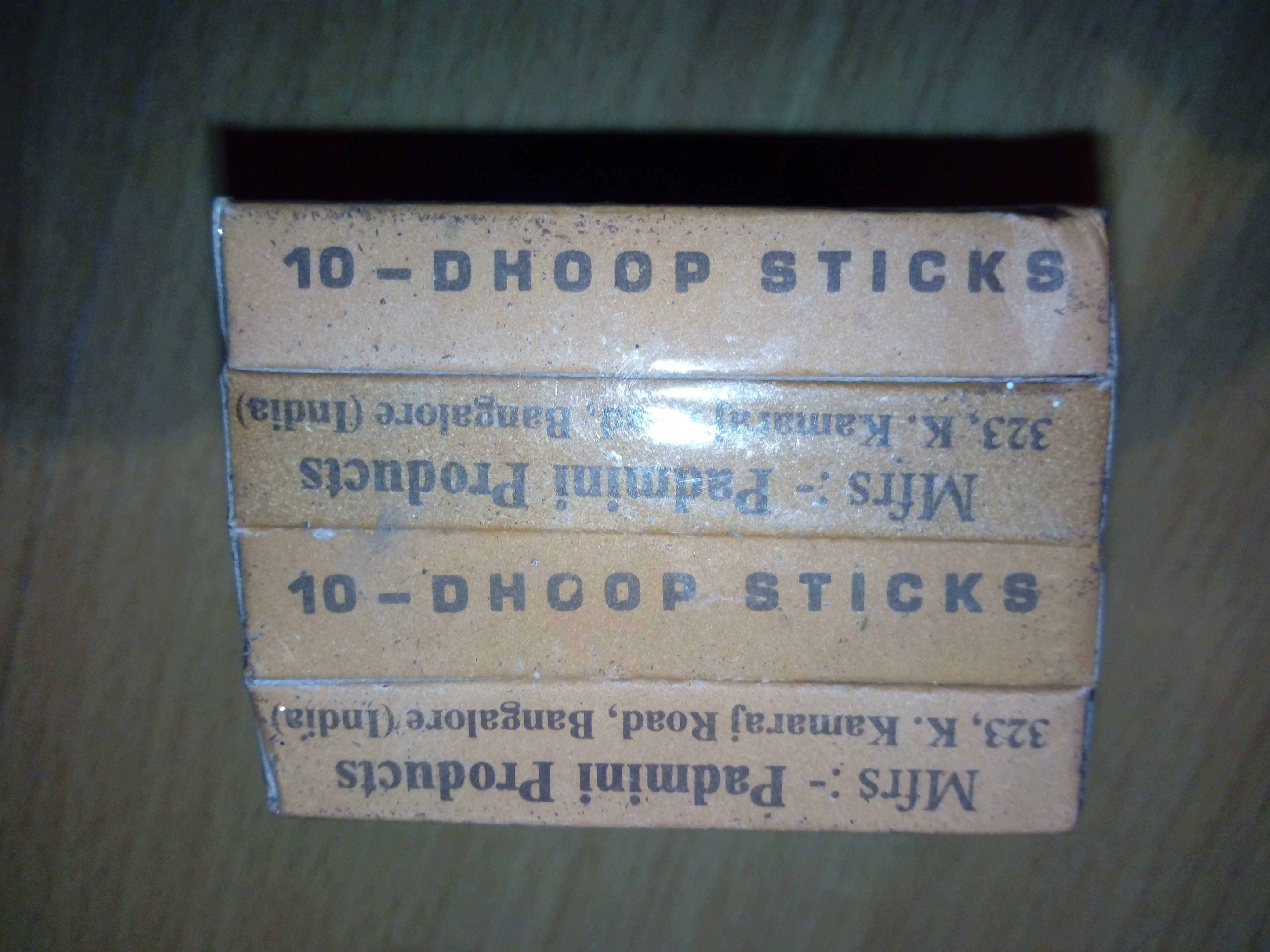 Patyczki zapachowe, kadzidełka Padmini dhoop sticks 12 paczek po 10szt