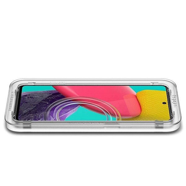 Szkło hartowane Spigen Alm Glass Fc na Samsung Galaxy M53/5g - czarne