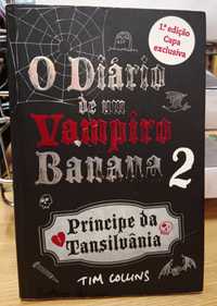 Diário de um Vampiro Banana Príncipe da Transilvânia Tim Collins