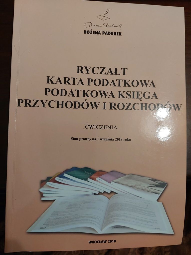 Ryczałt, karta, księga Padurek 2018