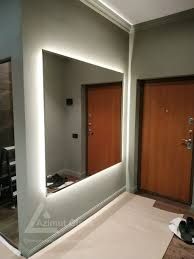 Зеркало от 700гр.м.кв. Любые размеры. Лакабель ультро бел. Бронза.