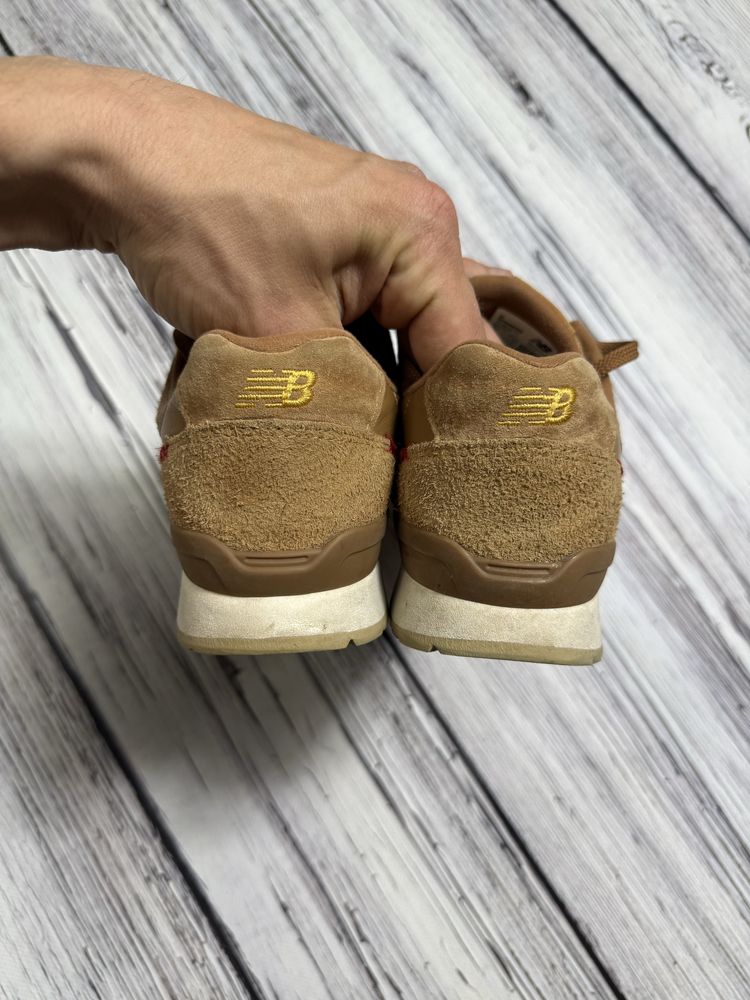 New Balance кроссовки оригинал 37 размер 996 коричневые 37.5