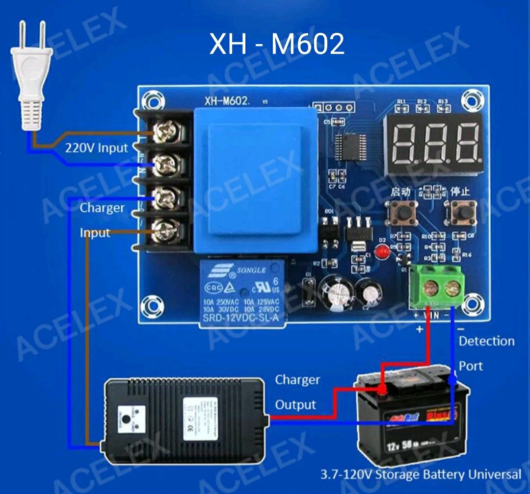 XH-M601 M602 603  HW-749  контролер заряда аккумулятора,  пищалка с во