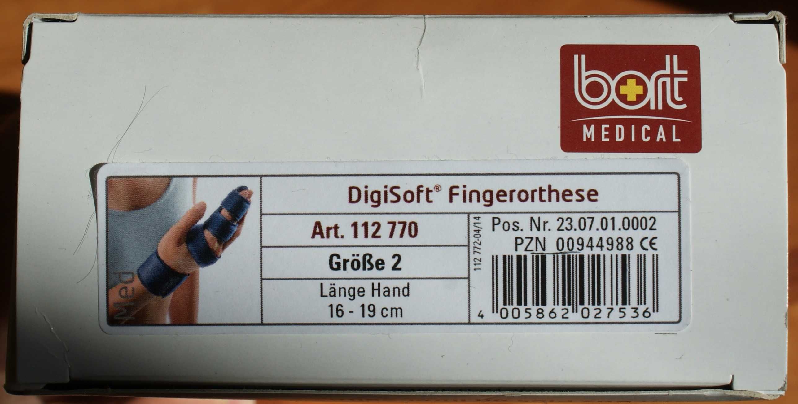 Orteza na palec / palce. Bort Medical DigiSoft Fingerorthese