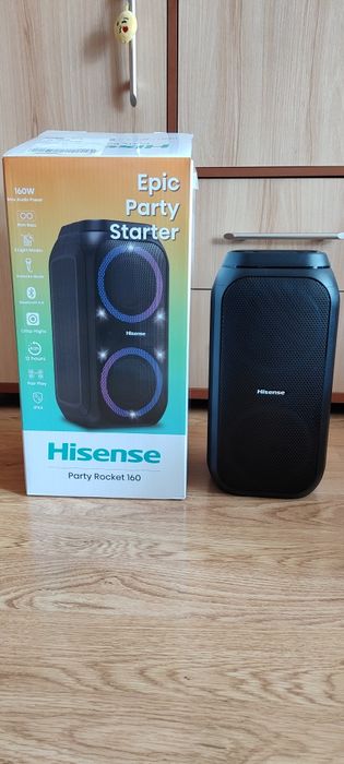 Hisense party rocket hp160 głośnik bluetooth przenośny z karaoke