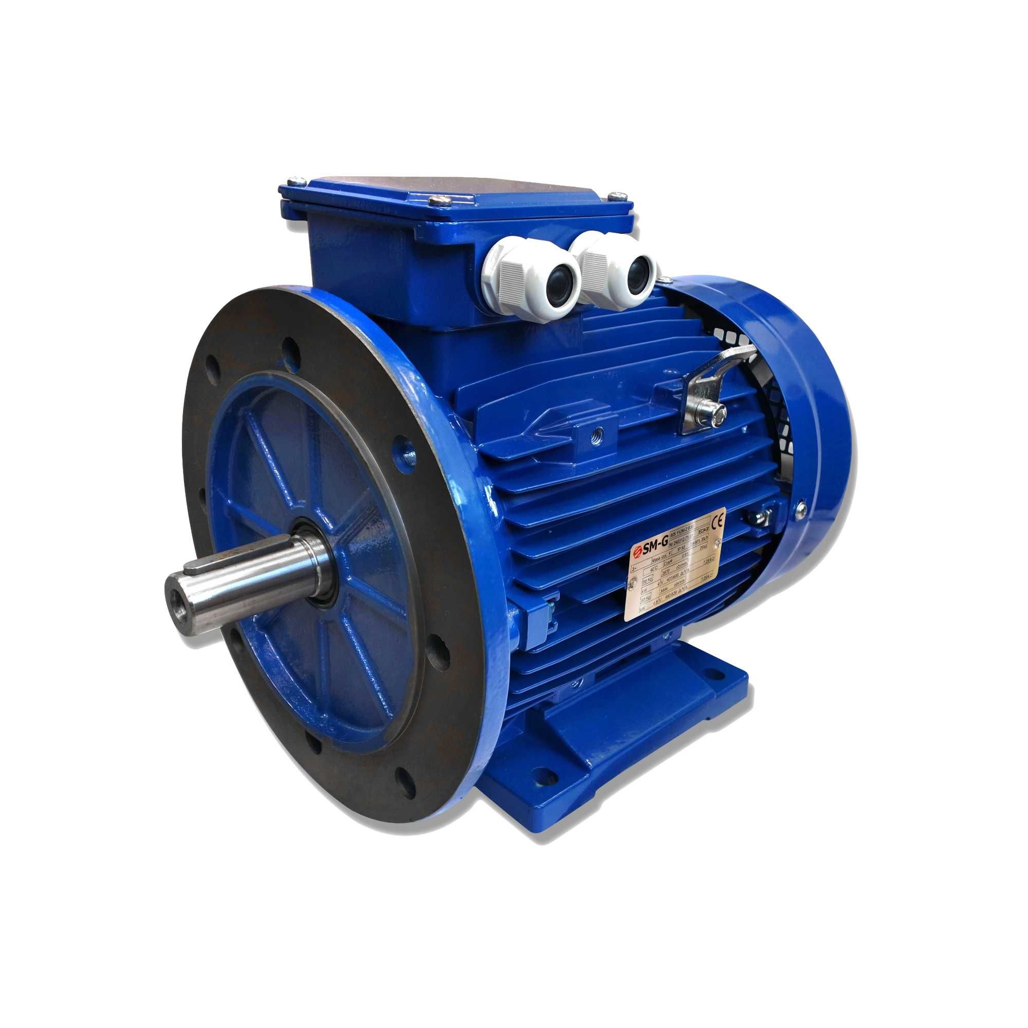 SILNIK Elektryczny Z KOŁNIERZEM 4kW 400/690V 2870 OBR 3-FAZOWY [4051]