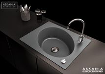 Гранитная мойка для кухни ASKANIA VALENCIA 60, ВСЕ Цвета