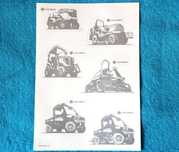 Samoprzylepne naklejki John Deere