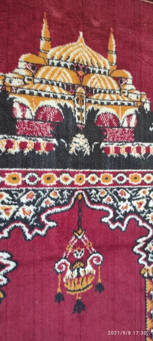 Kilim Gobelin Dywanik modlitewny klęcznik z czasów PRL