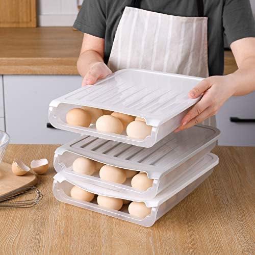 Hosoncovy pojemnik do przechowywania jajek z pokrywką na 18 jajek