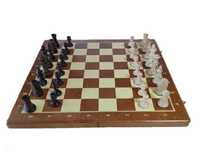 Peças e tabuleiro dobrável de xadrez de madeira – Staunton 5