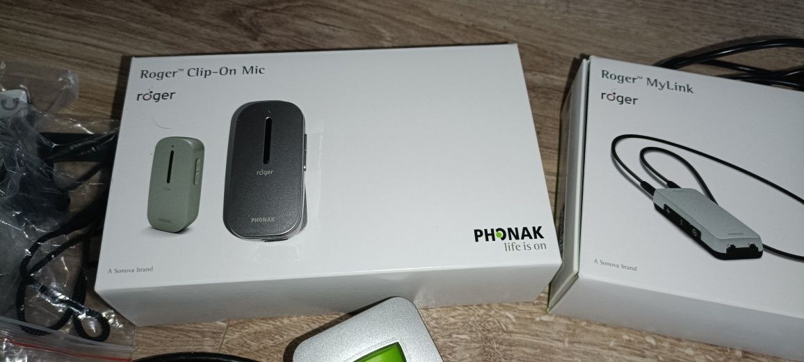 Zestaw wspomagający słuch FM phonak MyLink + ClipOn Mic