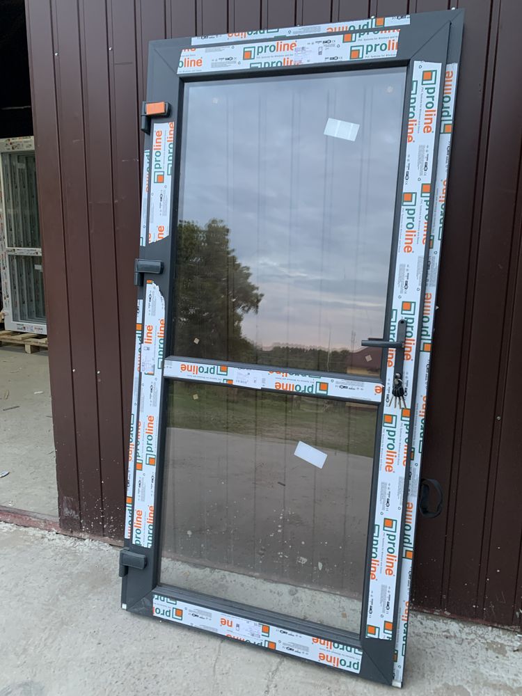 Drzwi PCV 100x200 Antracyt dostawa w 24H