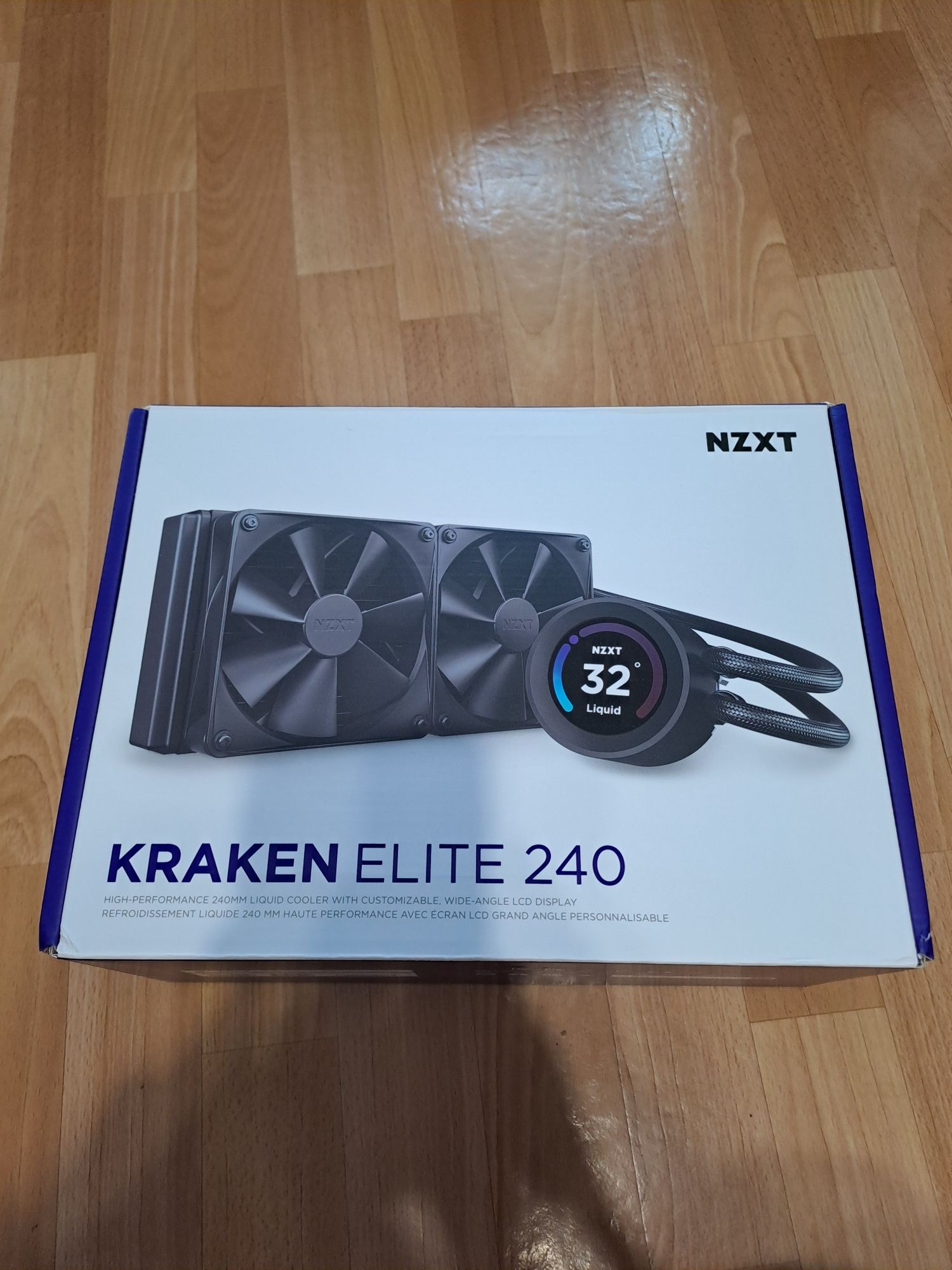 Chłodzenie wodne Nzxt Kraken Elite 240+Gwarancja-Stan jak Nowe