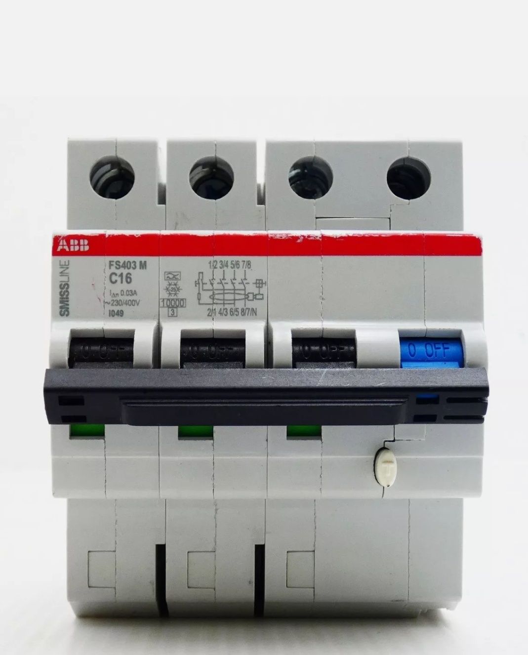 Wyłącznik różnicowo-prądowy FS403M C16 ABB